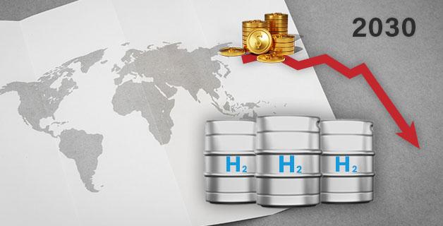 Hydrogen cost aims same level of nature gas