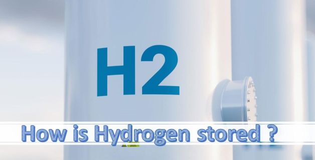 How is hydrogen stored?